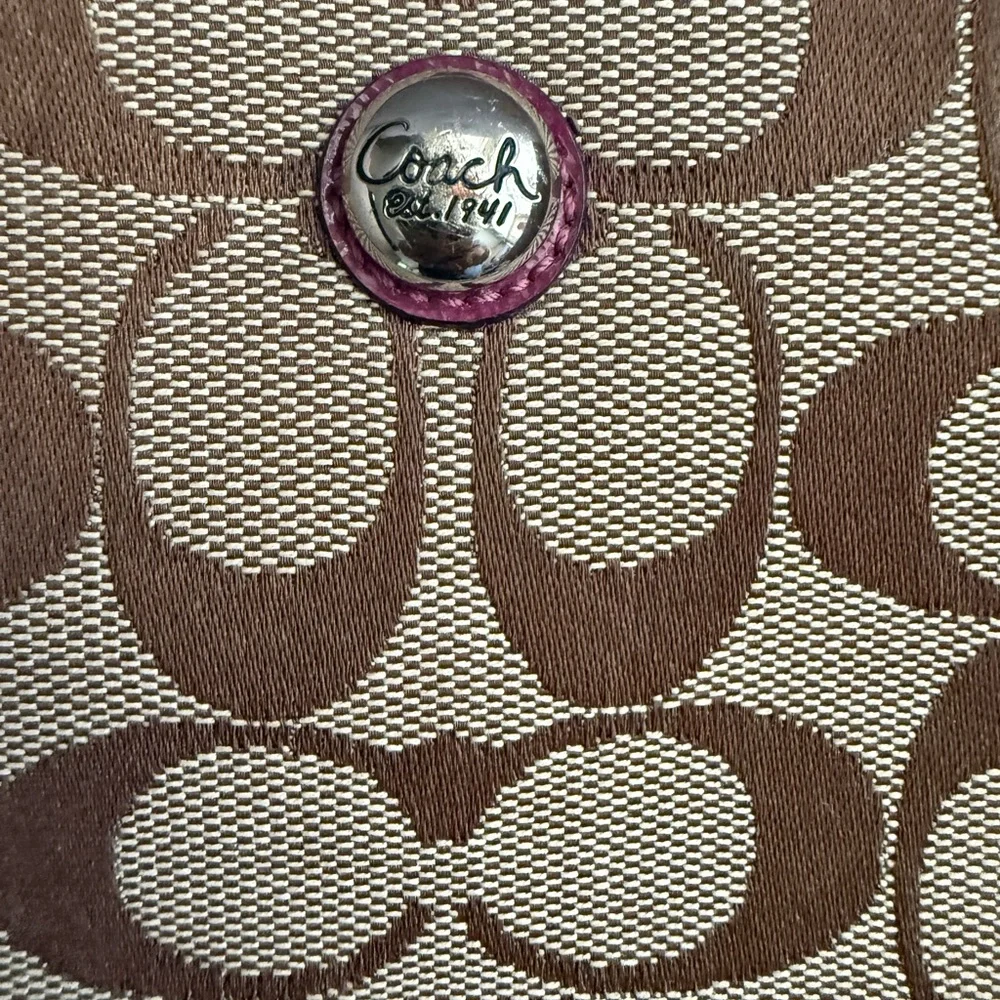 Coach Vintage Signature Canvas Tech Case